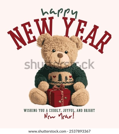 Similar – Image, Stock Photo Christmas Teddy Bear teddy