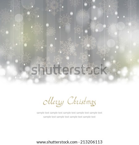 Christmas Greeting Card With Place For Text Stock Photo 213206113 : Shutterstock