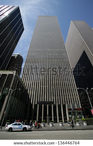 NEW YORK CITY - APRIL 19: The headquarters of global media company News Corporation  in New York City, on Friday, April 19, 2013.