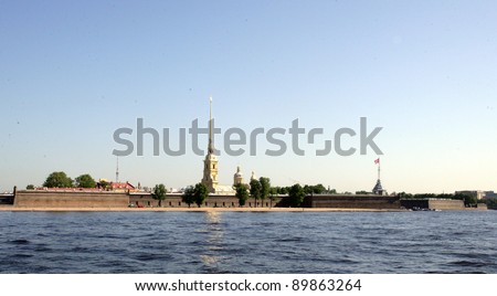 The Peter And Paul Fortress in Saint Petersburg, Russia on Wednesday, June 15, 2011