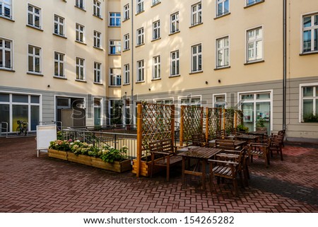 Image, Stock Photo a Berlin backyard .