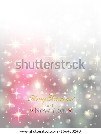 Elegant Christmas Background With White Snowflakes. Vector Design - 166430243 : Shutterstock