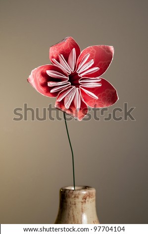 Pink Origami Flower