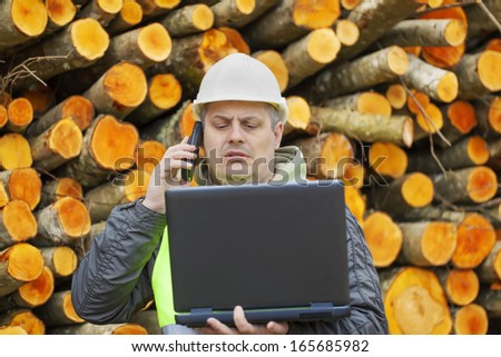 Similar – Image, Stock Photo Branch Manager Ladder