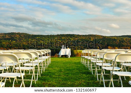 Wedding in the Fall