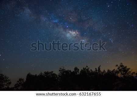 Similar – Image, Stock Photo Starry sky over Namibia