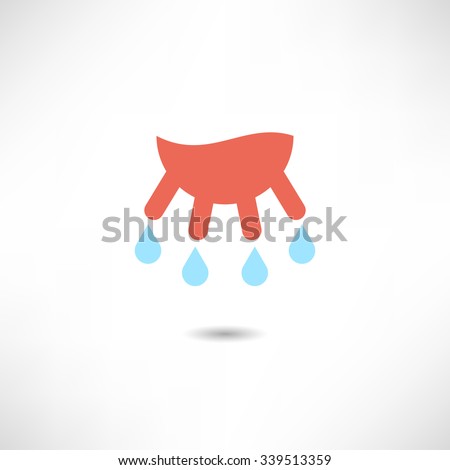 Cow'S Udder Icon Stock Vector 339513359 : Shutterstock