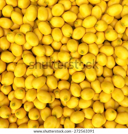Colorful Display Of Lemons In Market. lemon background