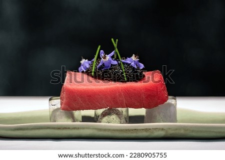 Similar – Image, Stock Photo Fish fin on plate Plate