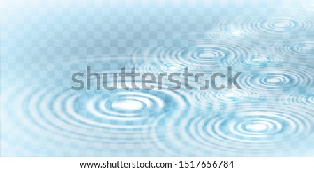 Circle water ripple wave surface background