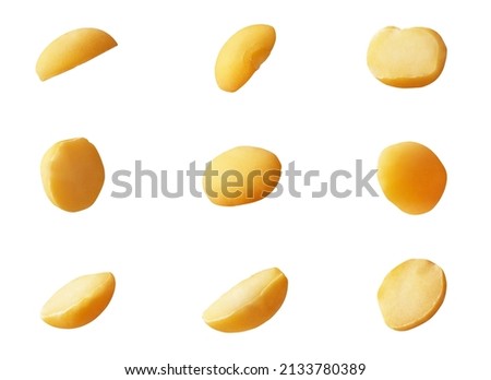 A set of peas isolated on a white background Zdjęcia stock © 
