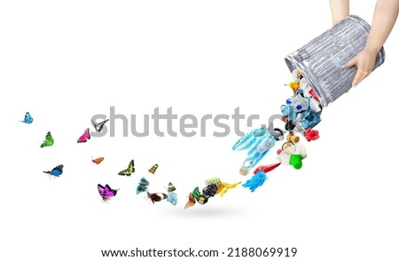 Similar – Image, Stock Photo ¡Trash! | Art of the Fugue