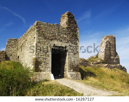 Ruin of the medieval central-european castle
