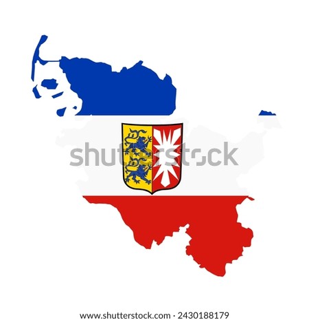 Similar – Image, Stock Photo Federal state Schleswig-Holstein as paper silhouette