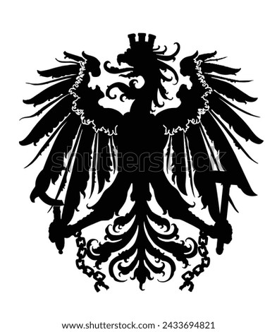 Similar – Foto Bild Österreichisches Wappen auf einem kleinen Dach.