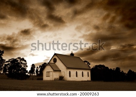 Lovedale chapel in Hunter Valley NSW Australia