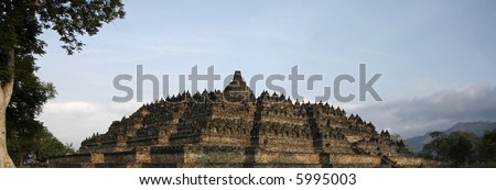 Borobudur Temple, the largest Buddist monument on earth. Location: Central Java, Indonesia