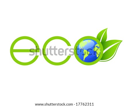 Green Ecology Logo Stock Vector Illustration 17762311 : Shutterstock