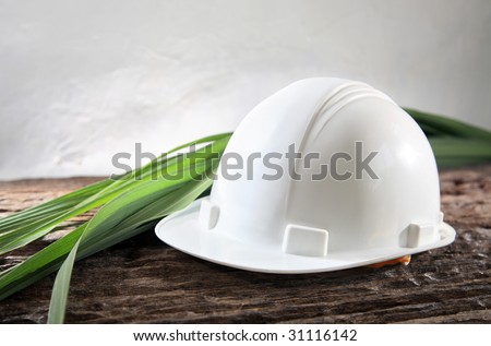 Concept shot of environmental friendly industry