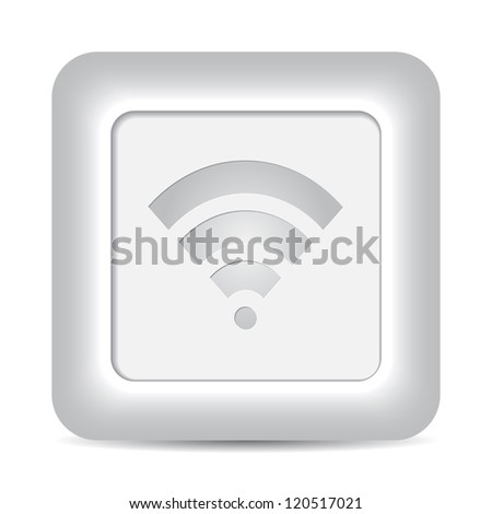 Wireless Network Symbol. vector