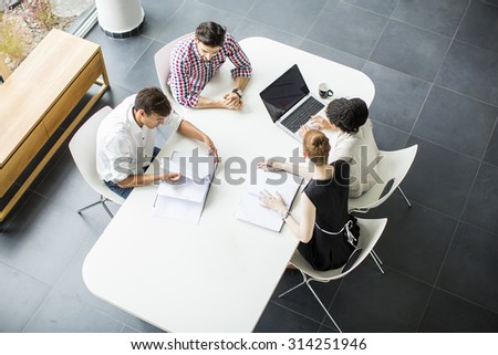 Young people in the office