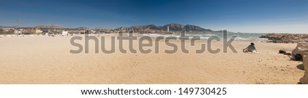 Similar – Image, Stock Photo Marseille / palm tree behind houses