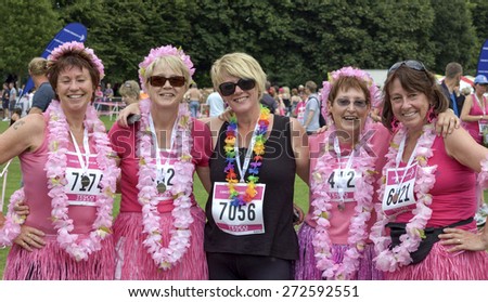 Race-for-life, Colchester Essex England. UK 21th July 2014