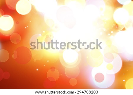 Orange and yellow circles background, advertising copy space