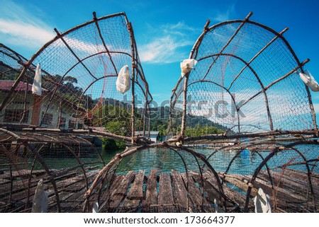 fishing village  in Thailand