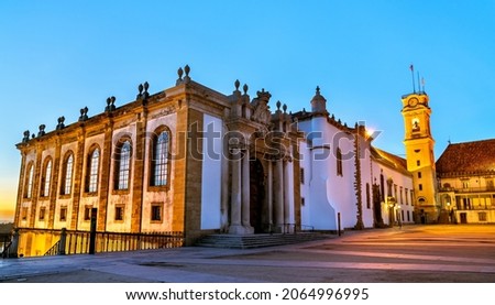 Similar – Foto Bild Das Stadtbild von Coimbra bei Sonnenuntergang, Portugal