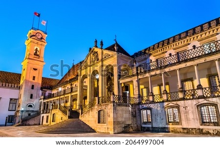 Similar – Foto Bild Das Stadtbild von Coimbra bei Sonnenuntergang, Portugal