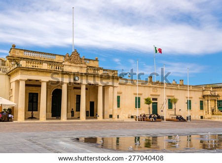 The Main Guard building in Valletta - Malta