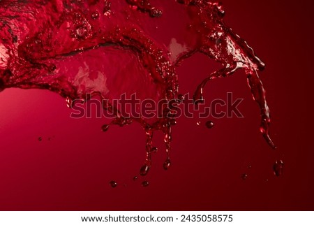 Similar – Image, Stock Photo red wine spills out of a glass