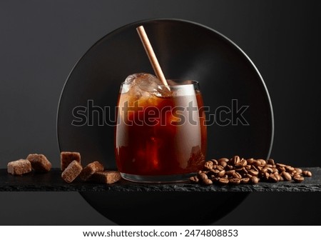 Similar – Image, Stock Photo Drinks with ice and lights bokeh