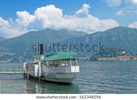 at Pier of Tremezzo,Lake Como,italian Lakes,Italy