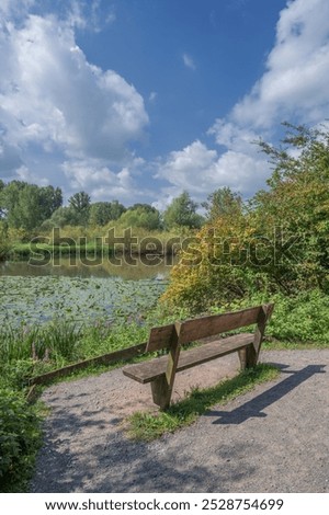 Similar – Image, Stock Photo Floods on the Rhine Deluge