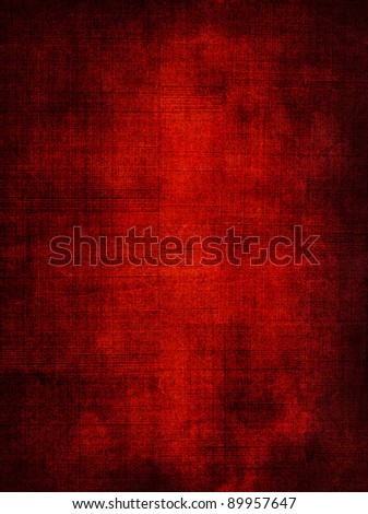 A red screen mesh pattern with a dark grunge vignette.