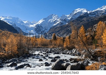 Similar – Image, Stock Photo The Bernina mountain range