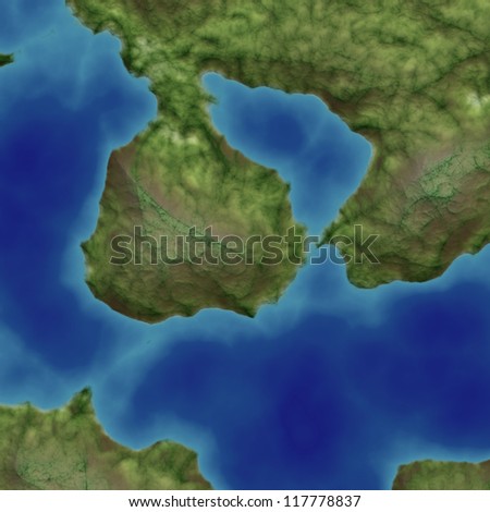 map world illustration