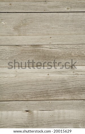 Old grey boards with nails