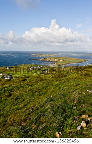 Landscape in Dingle Peninsula, county Kerry, Ireland
