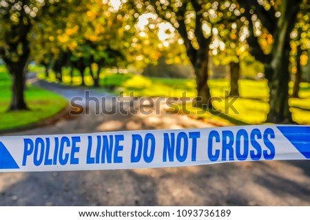 Image, Stock Photo North Cross cordon