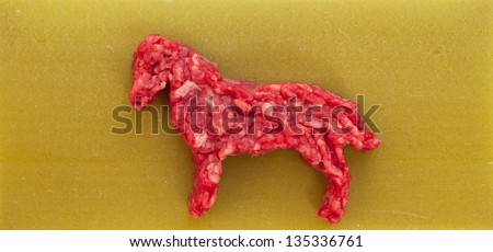 horse meat - hash - lasagne