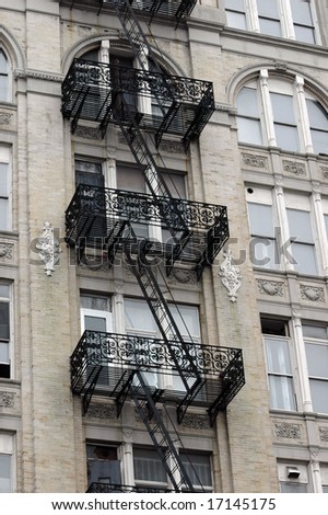 Balcony Fire Escape in New York City