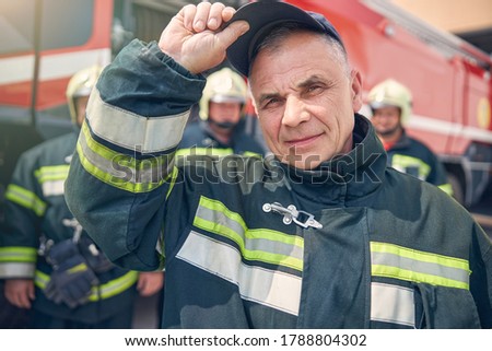 Similar – Image, Stock Photo Firetruck equipment, close up