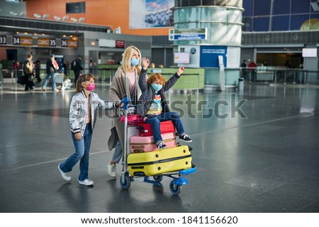 Similar – Image, Stock Photo Luggage Thing luggage cart