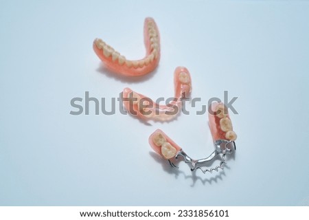 Similar – Image, Stock Photo Dental cast in modern laboratory