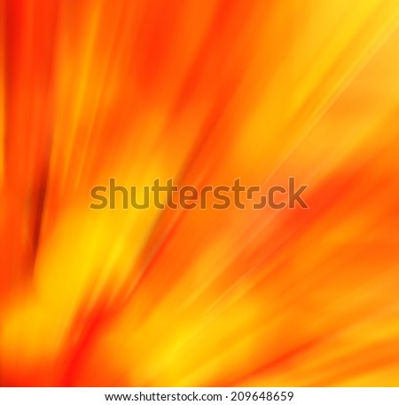 Abstract composition of lines of red and yellow on a plane