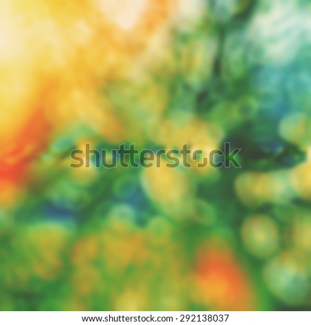 Blurred bright colored background, abstract composition