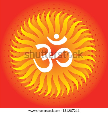 Hindu Religious Symbol Aum